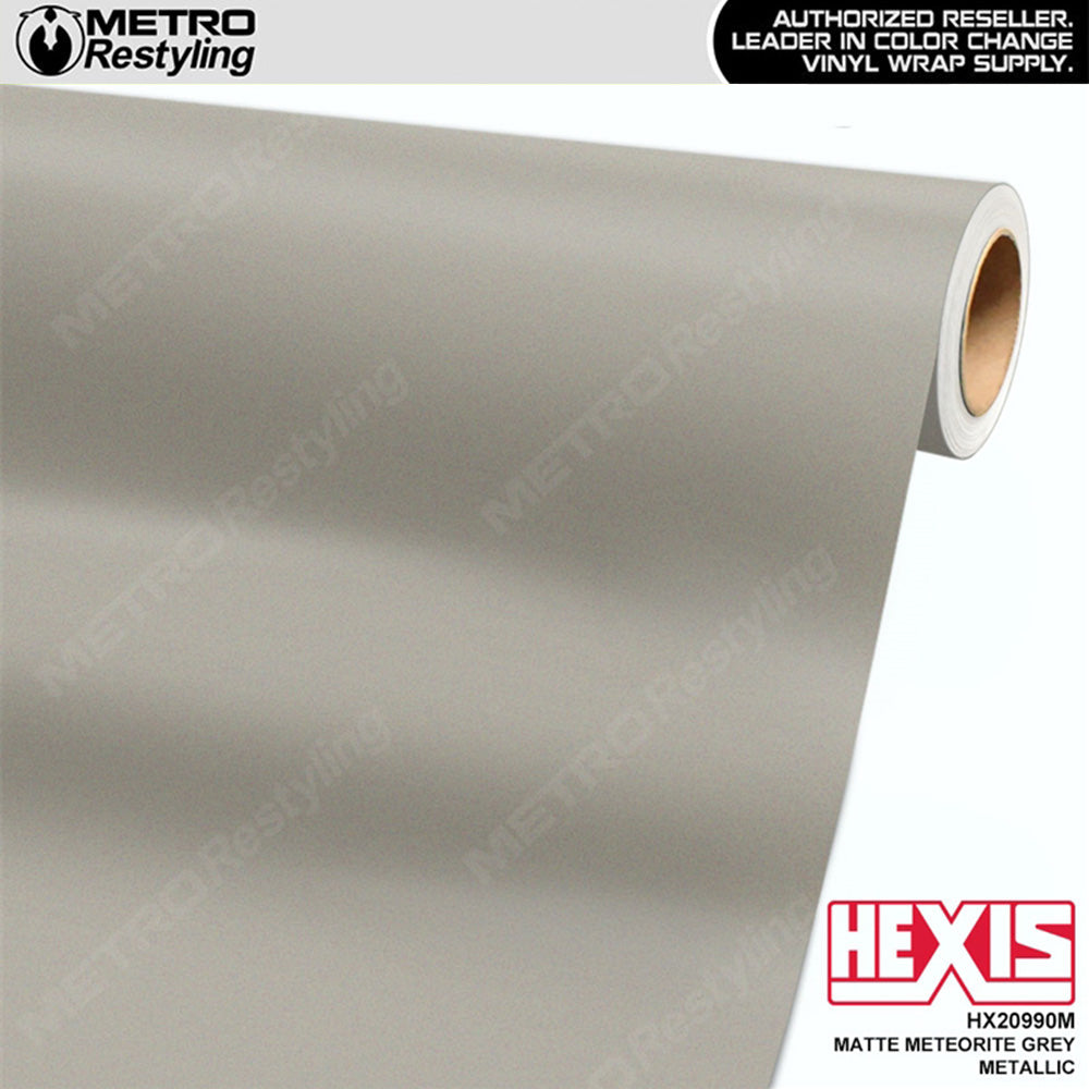 Hexis Matte Meteorite Gray Metallic Vinyl Wrap