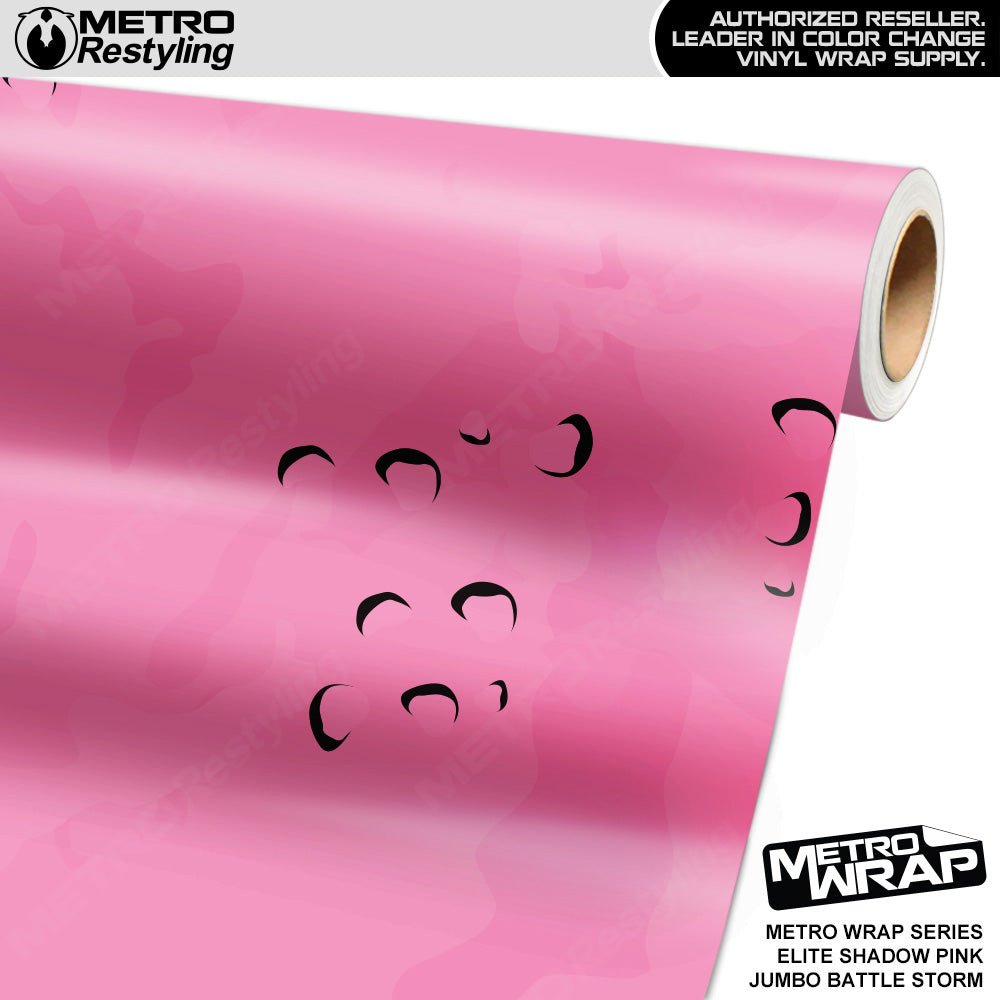 Metro Wrap Jumbo Battle Storm Elite Shadow Pink Camouflage Vinyl Film