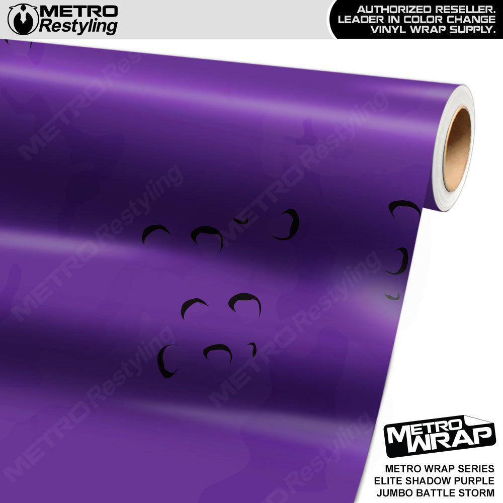 Metro Wrap Jumbo Battle Storm Elite Shadow Purple Camouflage Vinyl Film