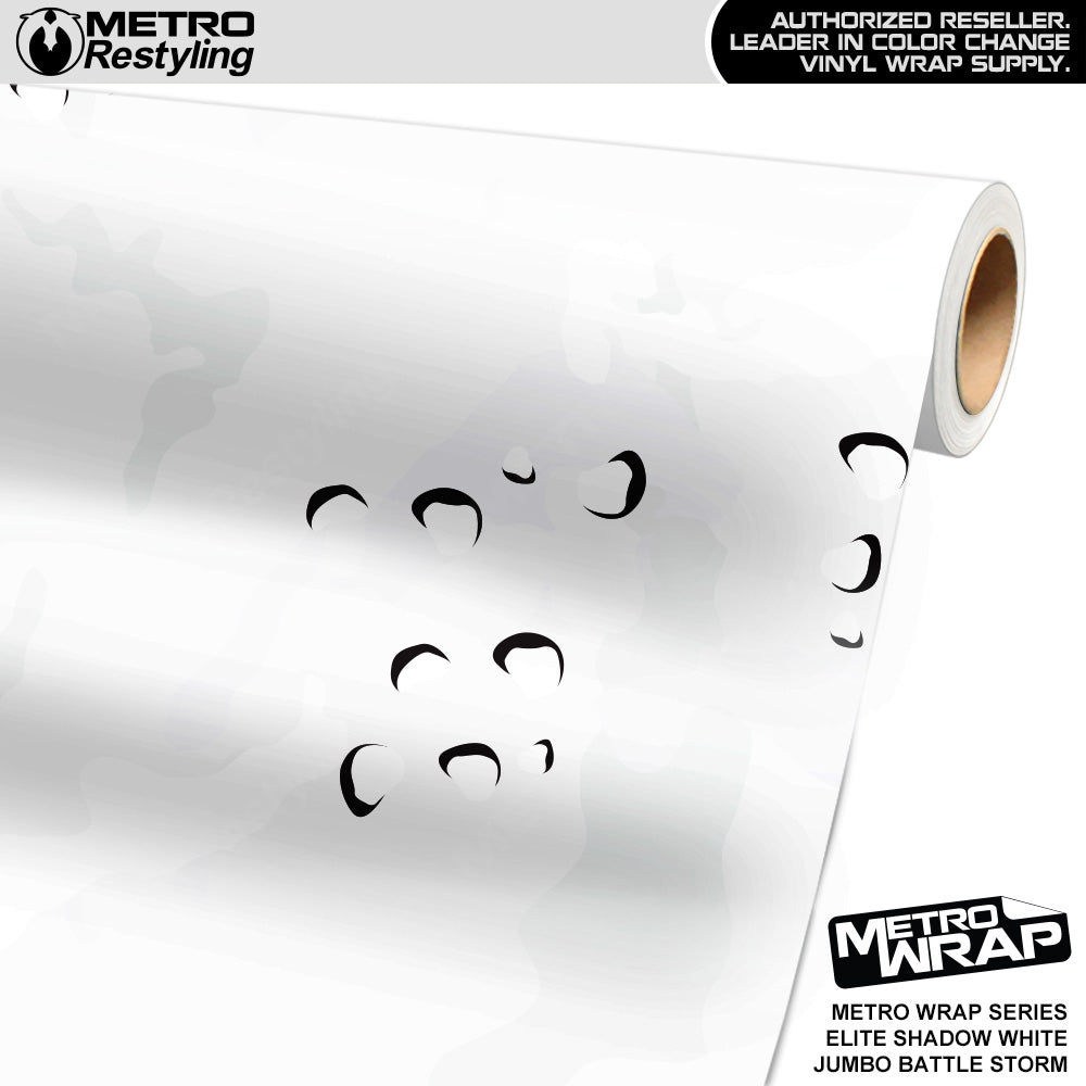 Metro Wrap Jumbo Battle Storm Elite Shadow White Camouflage Vinyl Film