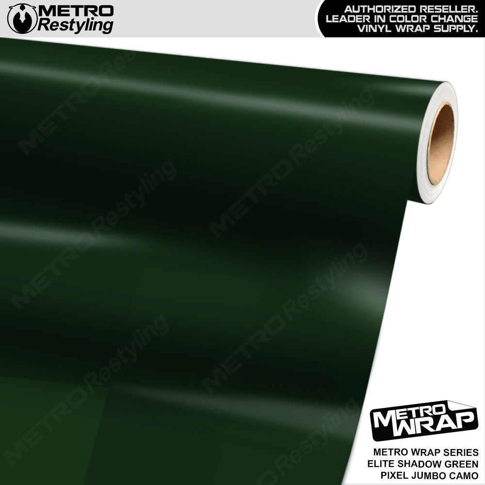 Metro Wrap Jumbo Pixel Elite Shadow Green Camouflage Vinyl Film