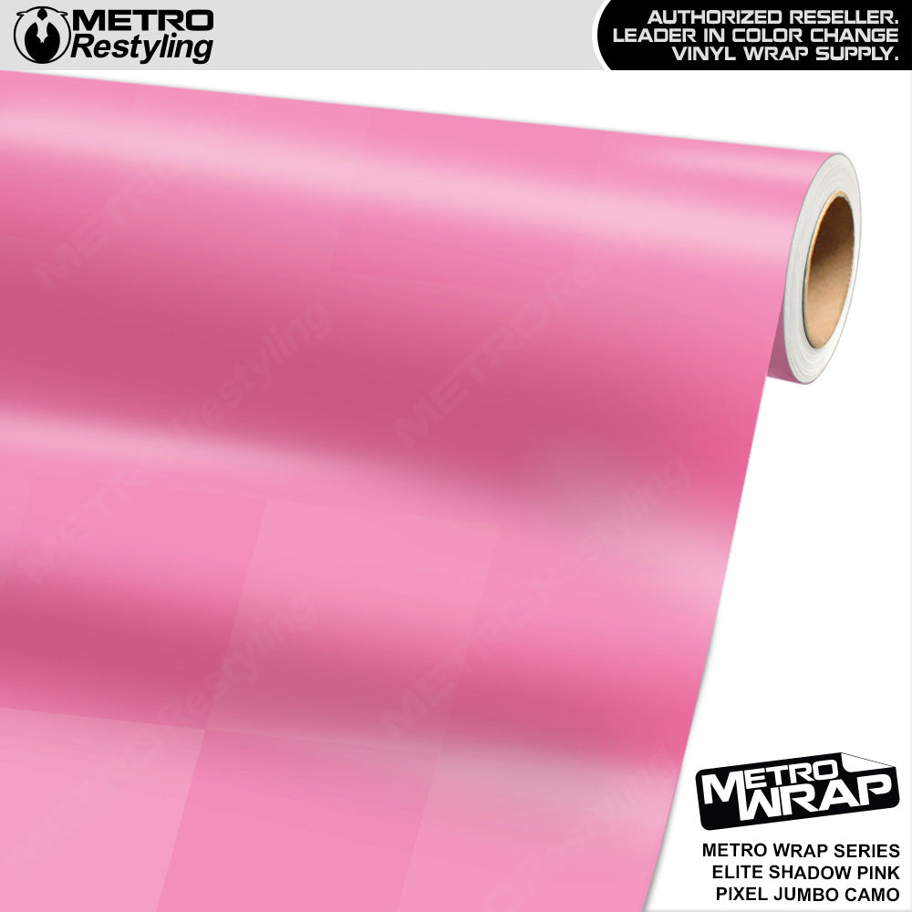 Metro Wrap Jumbo Pixel Elite Shadow Pink Camouflage Vinyl Film