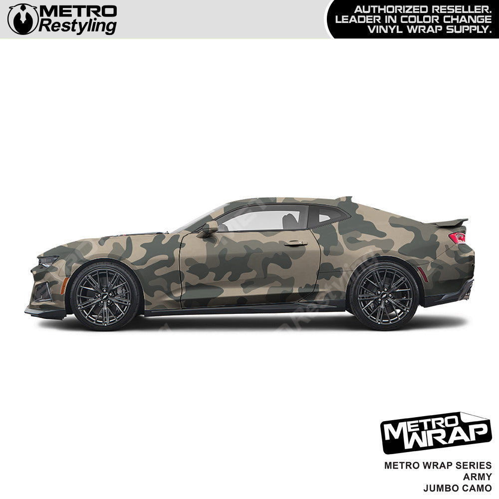 Metro Wrap Jumbo Classic Army Camouflage Vinyl Film