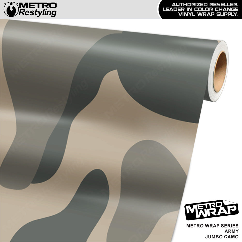Metro Wrap Jumbo Classic Army Camouflage Vinyl Film