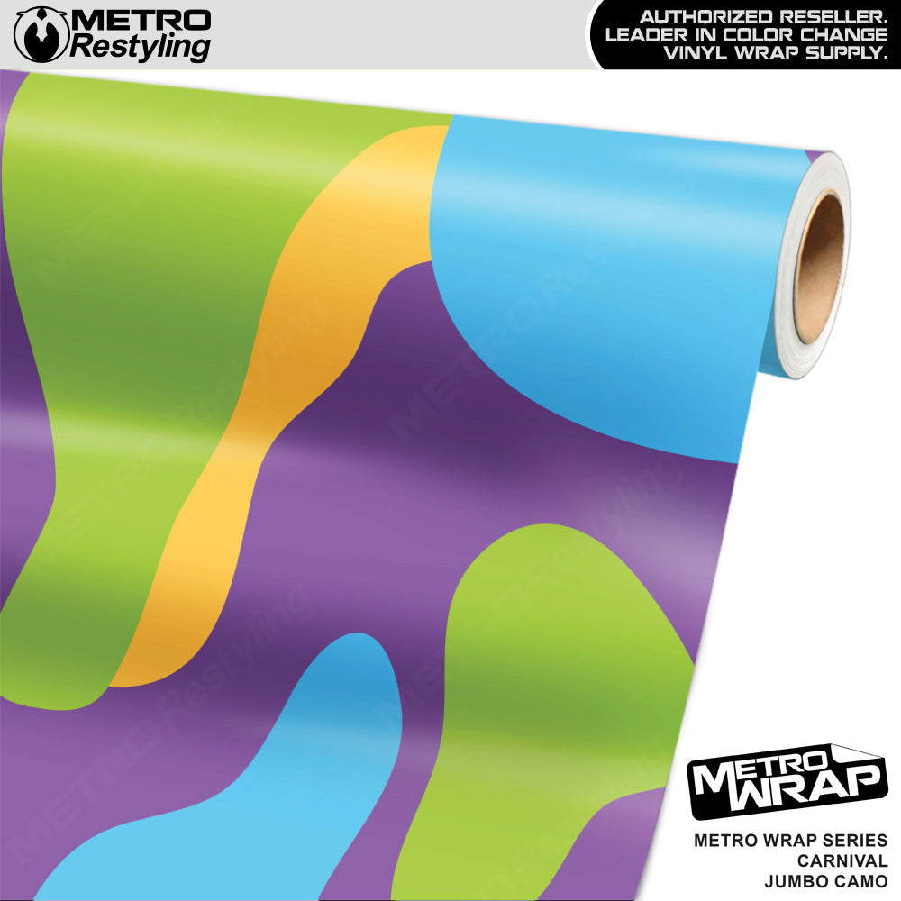 Metro Wrap Jumbo Classic Carnival Camouflage Vinyl Film