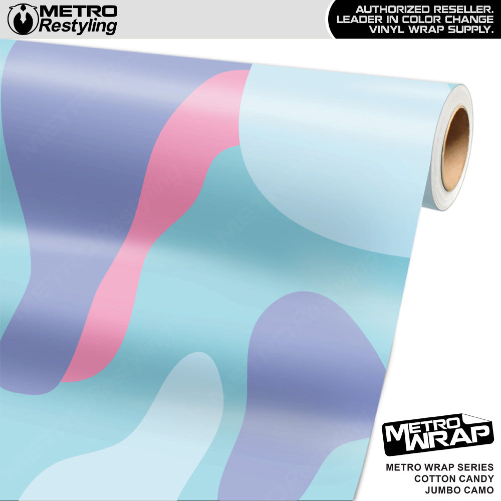 Metro Wrap Jumbo Classic Cotton Candy Camouflage Vinyl Film
