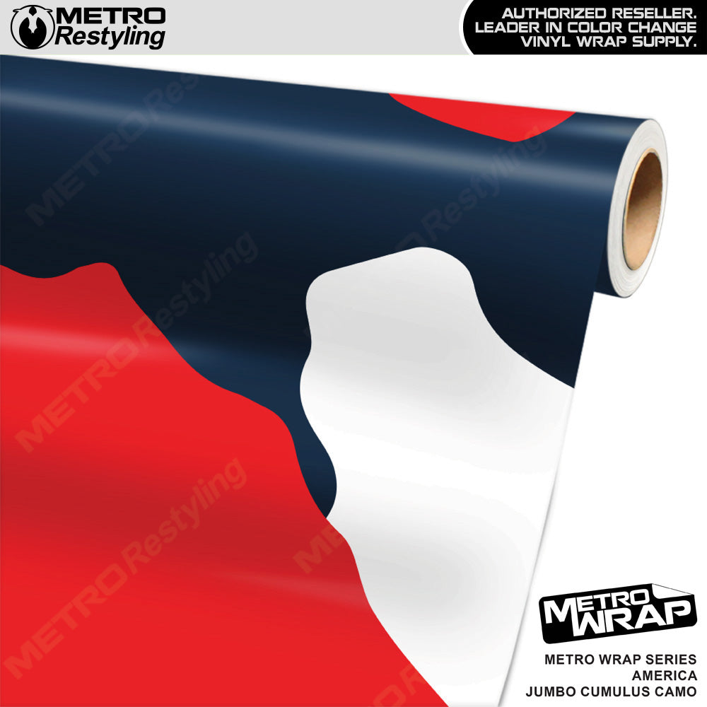 Metro Wrap Jumbo Cumulus America Camouflage Vinyl Film