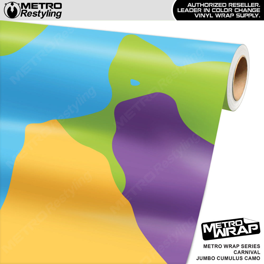 Metro Wrap Jumbo Cumulus Carnival Camouflage Vinyl Film