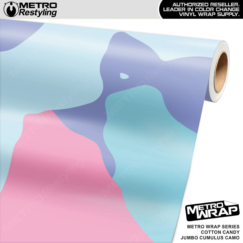 Metro Wrap Jumbo Cumulus Cotton Candy Camouflage Vinyl Film