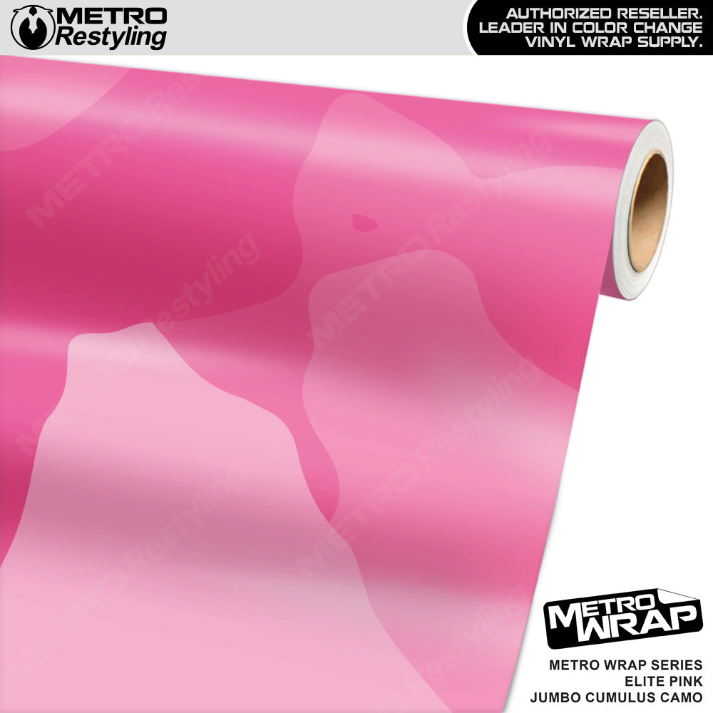 Metro Wrap Jumbo Cumulus Elite Pink Camouflage Vinyl Film