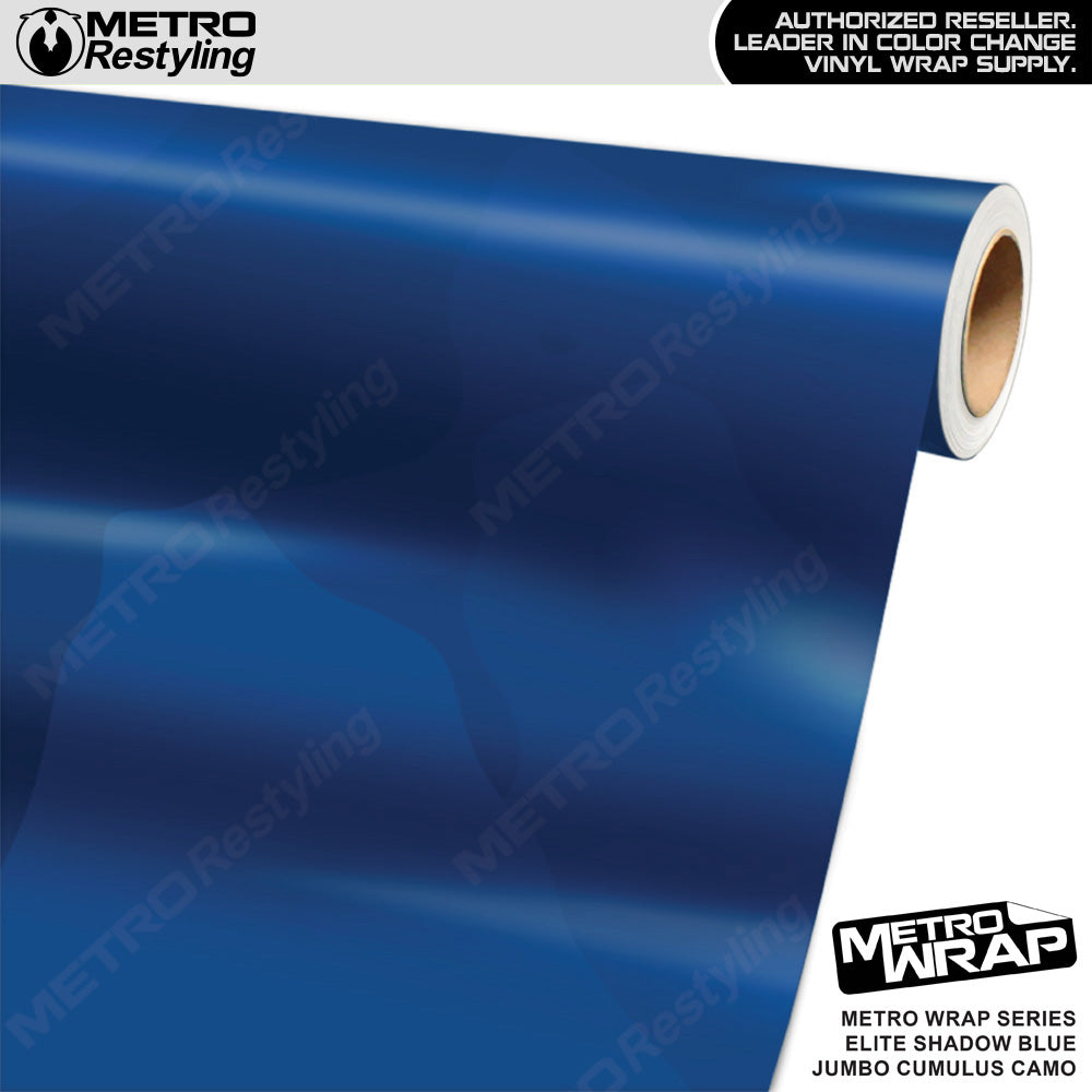 Metro Wrap Jumbo Cumulus Elite Shadow Blue Camouflage Vinyl Film