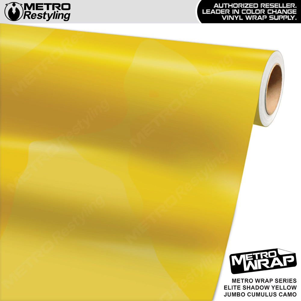 Metro Wrap Jumbo Cumulus Elite Shadow Yellow Camouflage Vinyl Film
