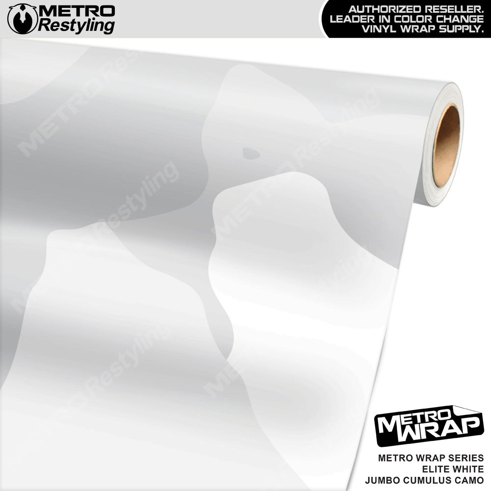 Metro Wrap Jumbo Cumulus Elite White Camouflage Vinyl Film