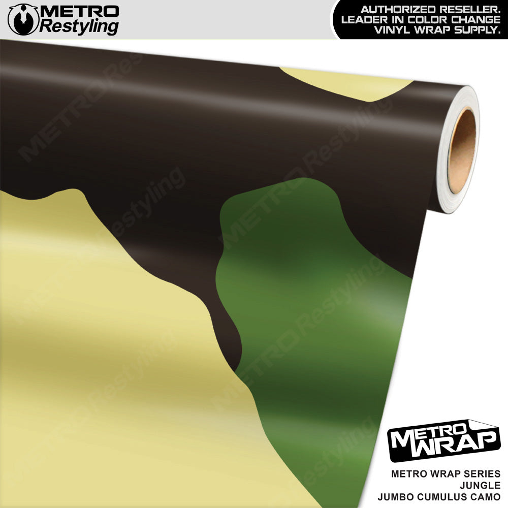 Metro Wrap Jumbo Cumulus Jungle Camouflage Vinyl Film
