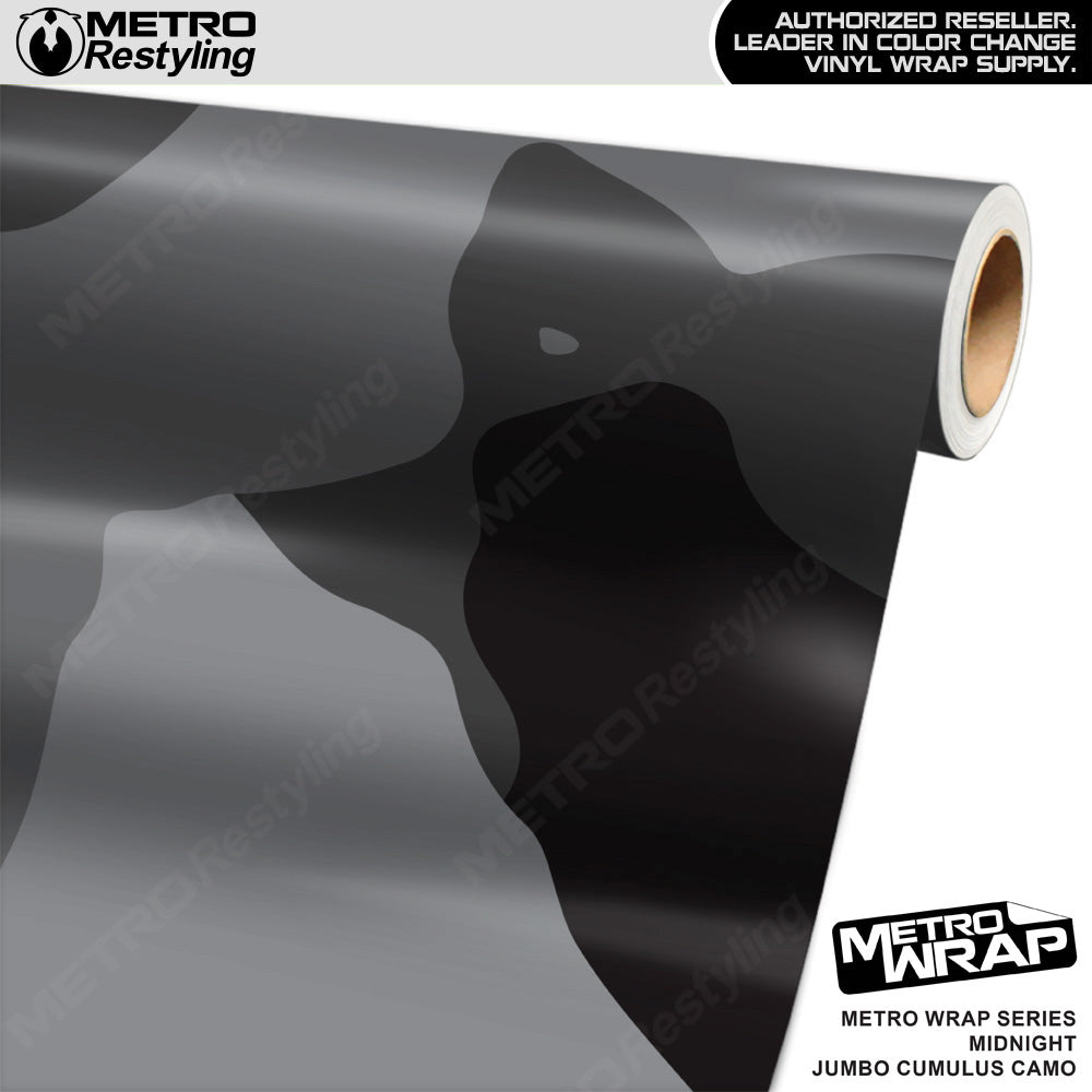 Metro Wrap Jumbo Cumulus Midnight Camouflage Vinyl Film