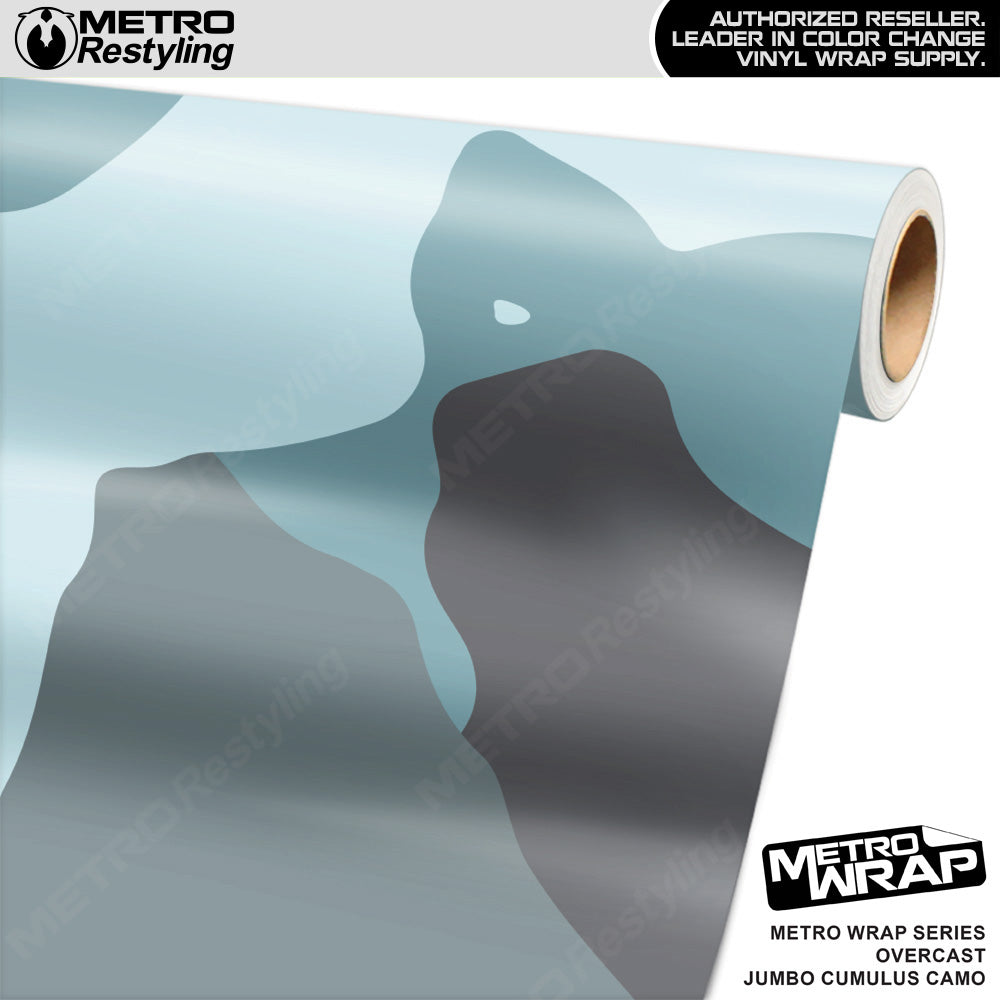 Metro Wrap Jumbo Cumulus Overcast Camouflage Vinyl Film