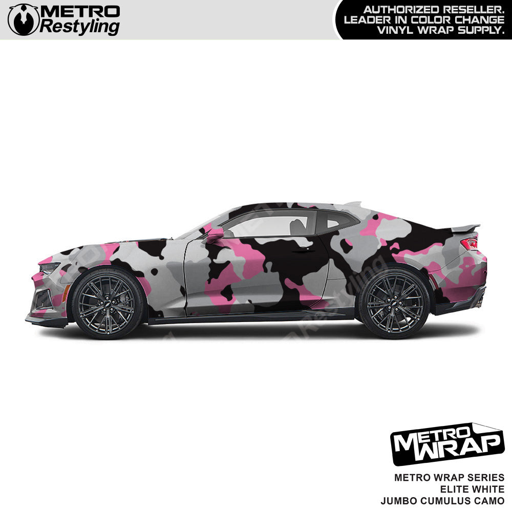 Metro Wrap Jumbo Cumulus Pink Tiger Camouflage Vinyl Film