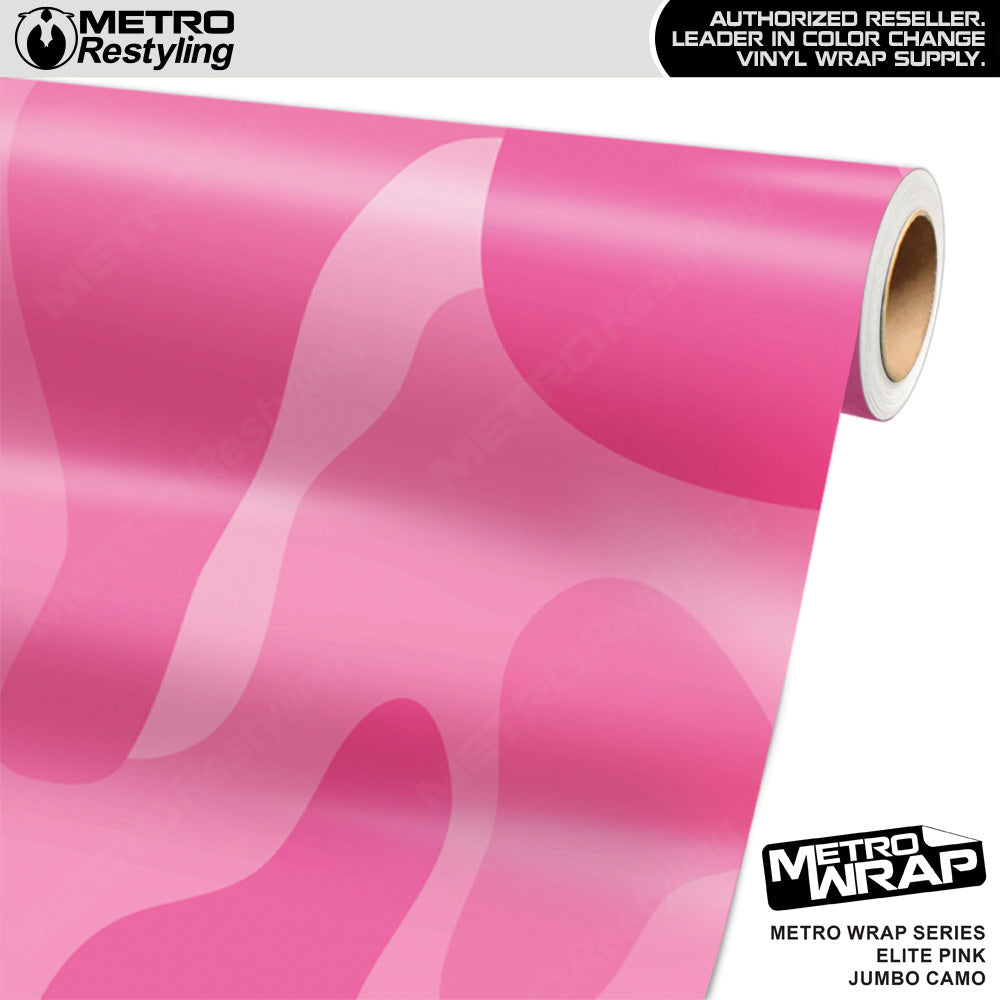 Metro Wrap Jumbo Classic Elite Pink Camouflage Vinyl Film