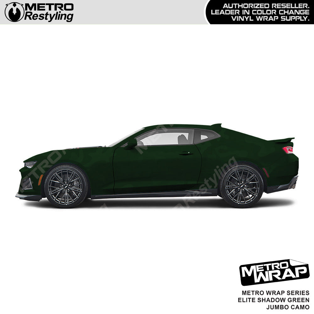 Metro Wrap Jumbo Classic Elite Shadow Green Camouflage Vinyl Film