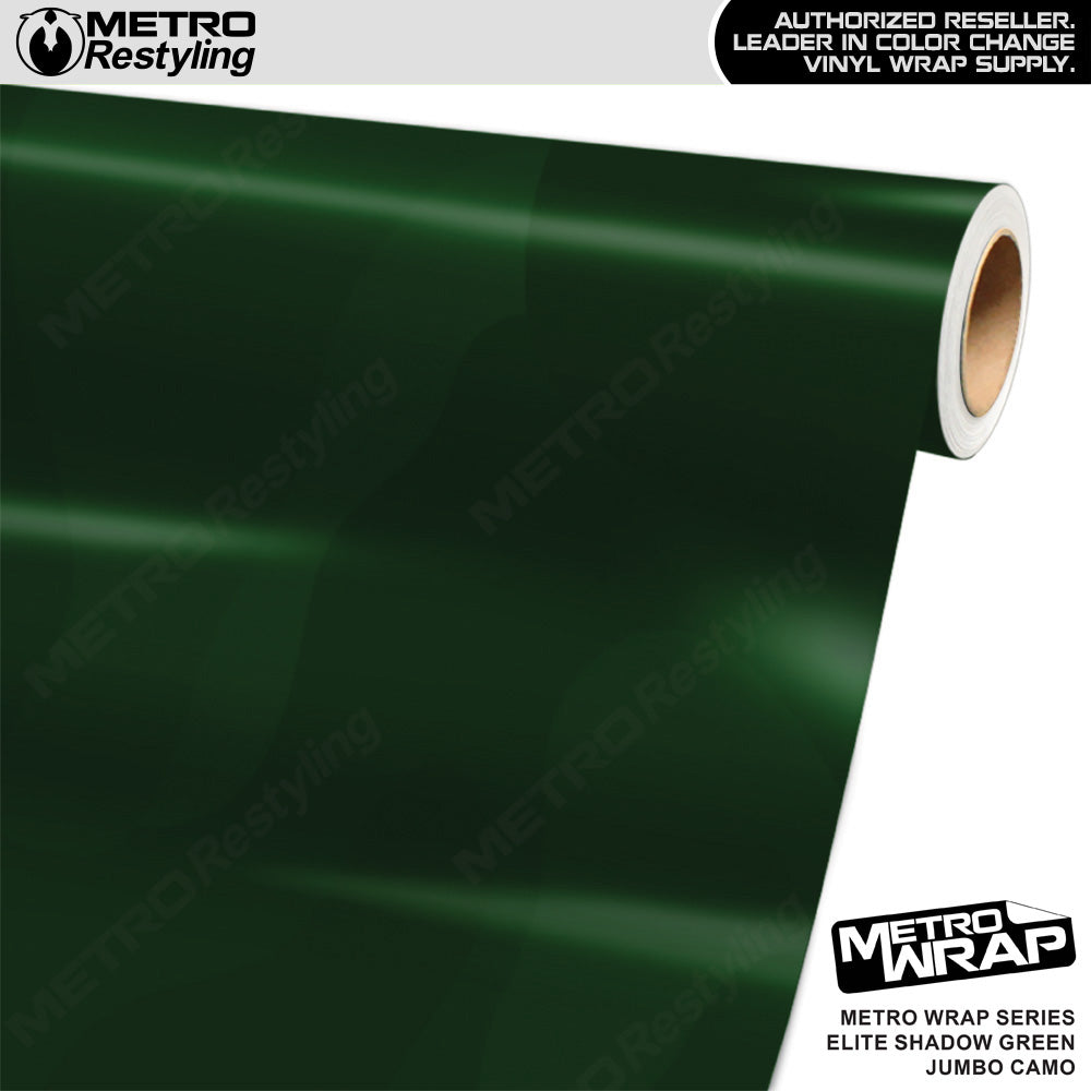 Metro Wrap Jumbo Classic Elite Shadow Green Camouflage Vinyl Film