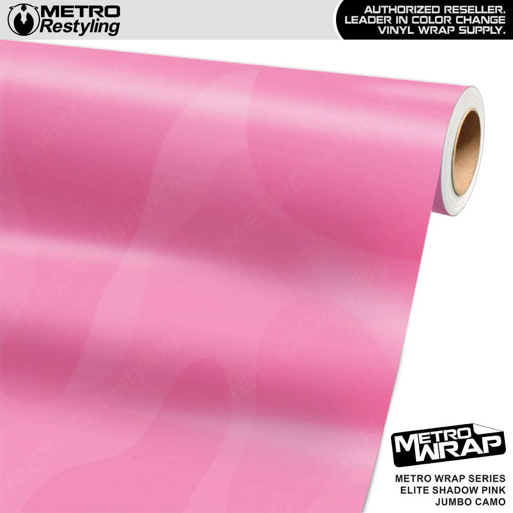 Metro Wrap Jumbo Classic Elite Shadow Pink Camouflage Vinyl Film