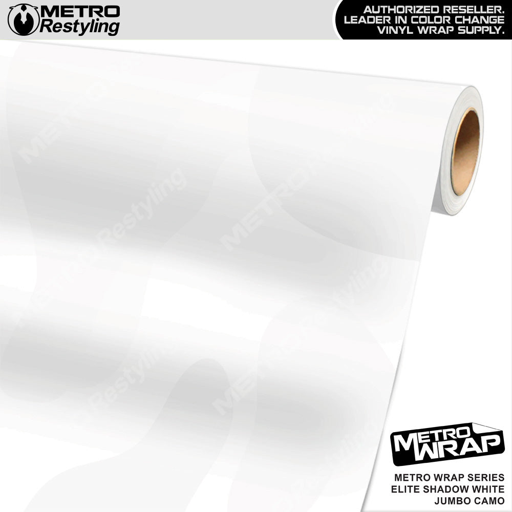 Metro Wrap Jumbo Classic Elite Shadow White Camouflage Vinyl Film