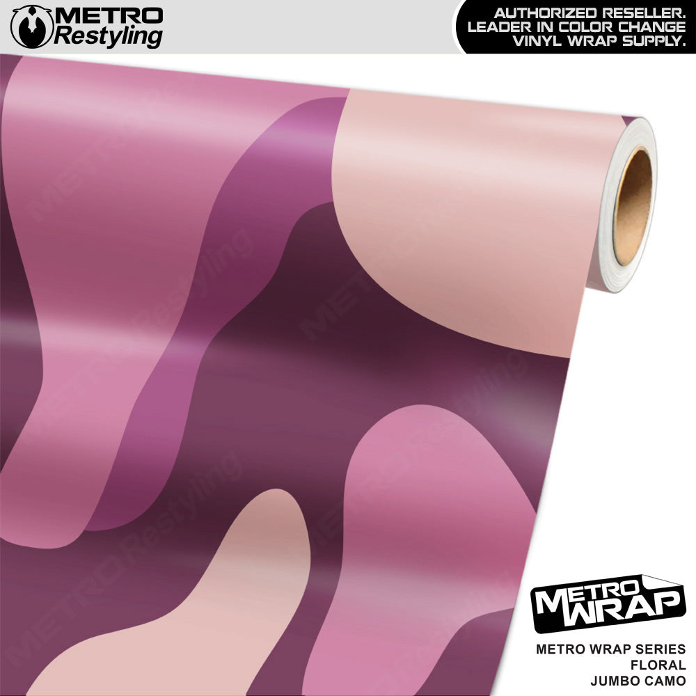 Metro Wrap Jumbo Classic Floral Camouflage Vinyl Film