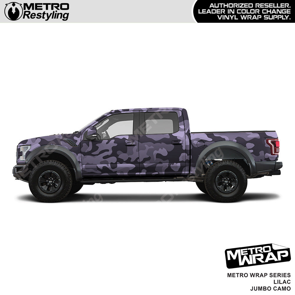 Metro Wrap Jumbo Classic Lilac Camouflage Vinyl Film