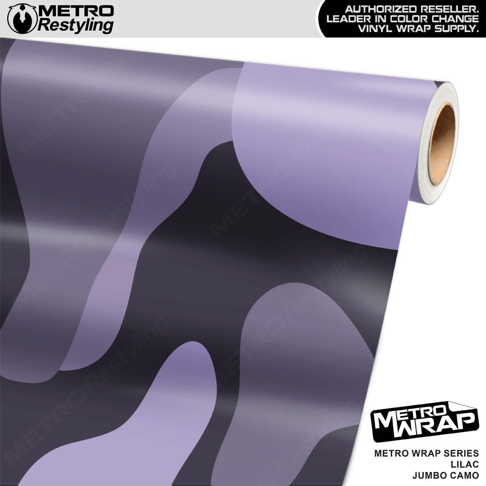 Metro Wrap Jumbo Classic Lilac Camouflage Vinyl Film
