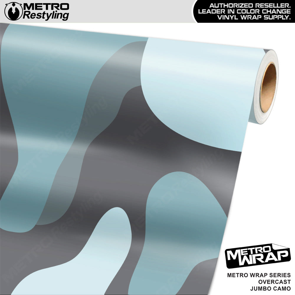 Metro Wrap Jumbo Classic Overcast Camouflage Vinyl Film