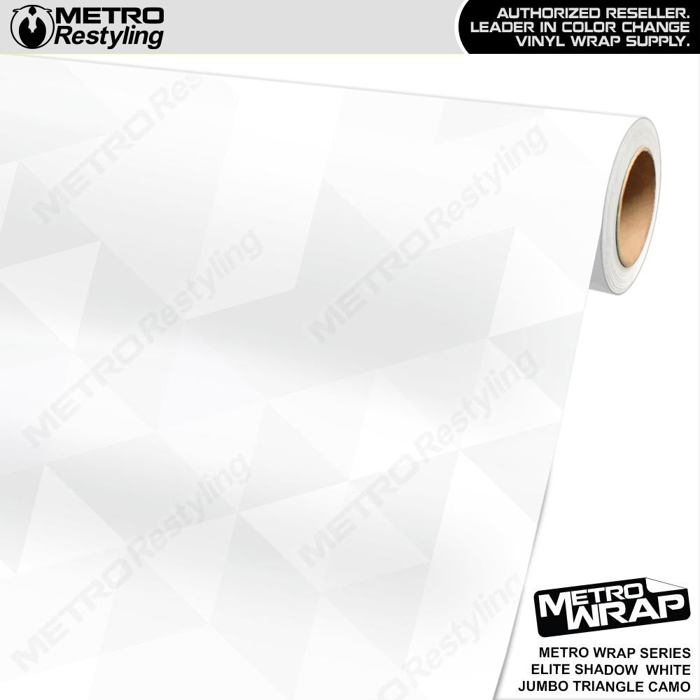 Metro Wrap Jumbo Triangle Elite Shadow White Camouflage Vinyl Film