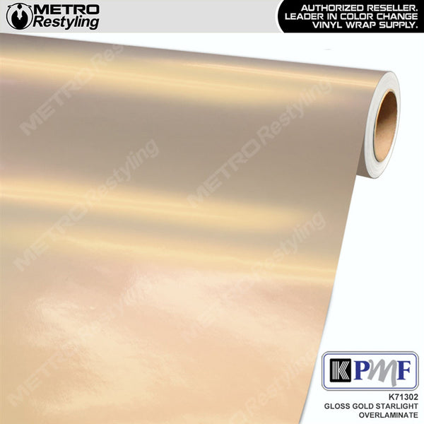 Gloss Gold Starlight Overlaminate - KPMF | Metro Restyling