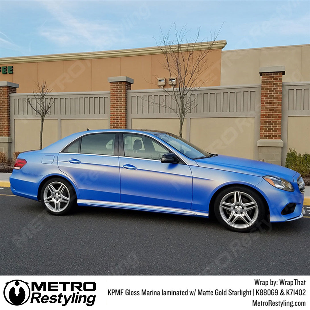 Matte Gold Starlight Overlaminate - KPMF | Metro Restyling