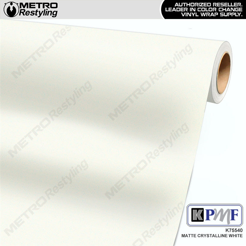 KPMF K75400 Matte Crystalline White Vinyl Wrap