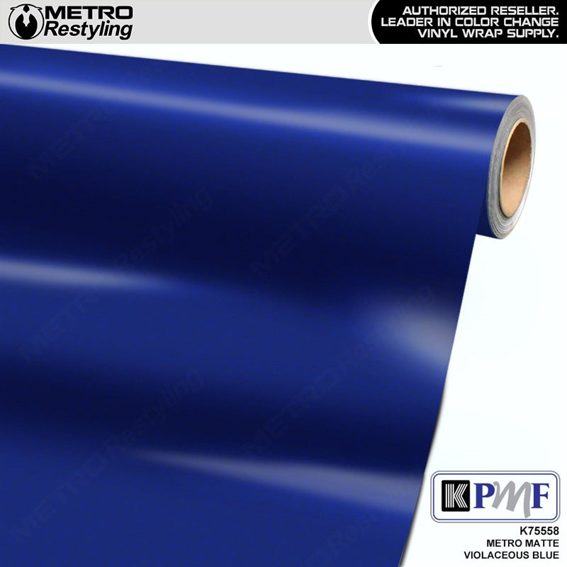 KPMF K75500 Metro Matte Violaceous Blue Vinyl Wrap | K75558 | BLOWOUT STOCK | (265 sq ft) | 128714