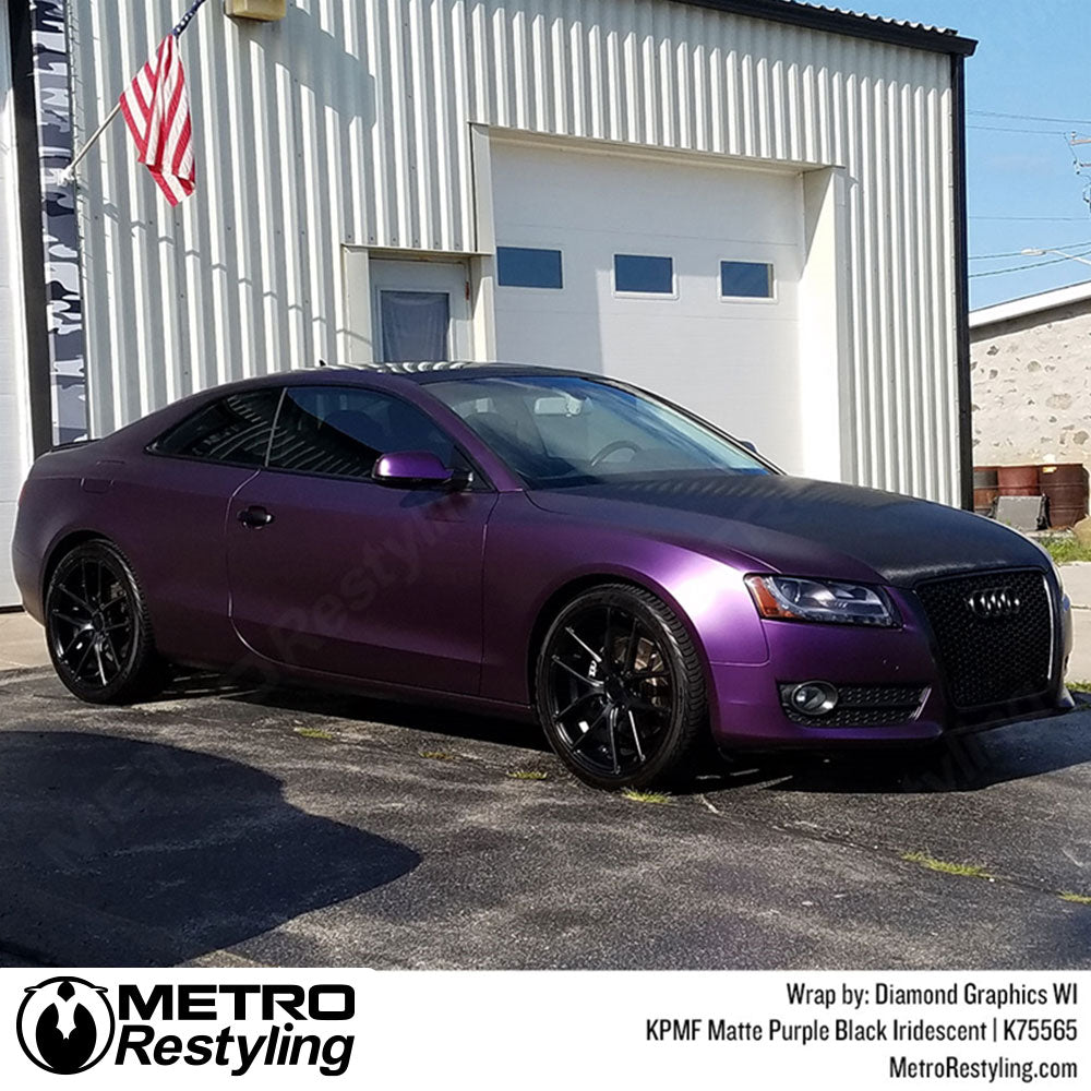 Matte Purple Black Iridescent Audi Vinyl