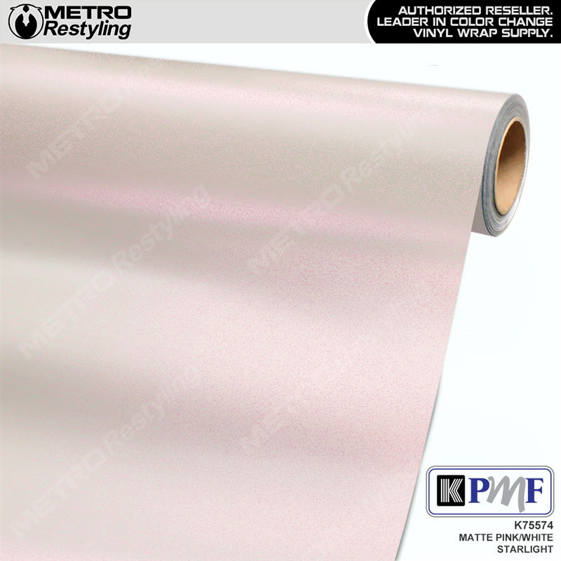 KPMF K75500 Matte Pink White Starlight Iridescent Vinyl Wrap