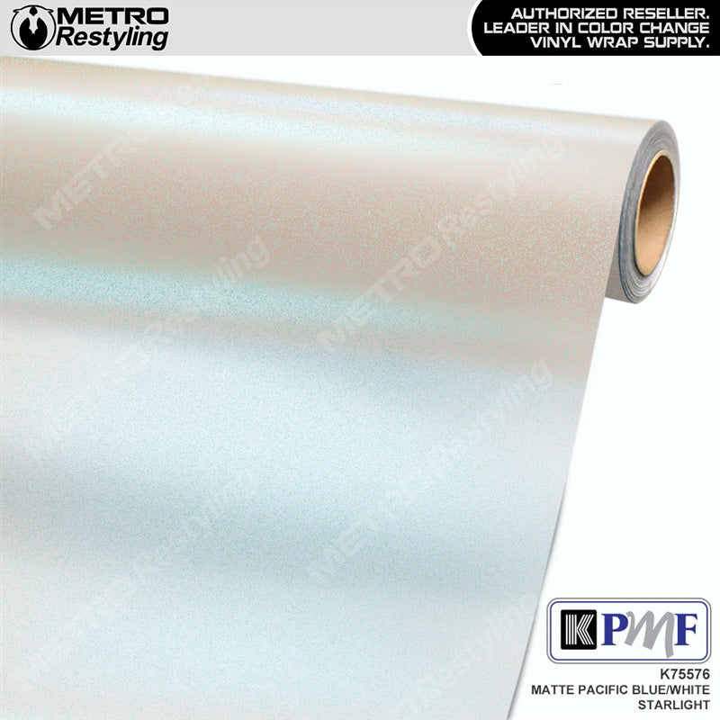 KPMF K75500 Matte Pacific Blue White Starlight Iridescent Vinyl Wrap