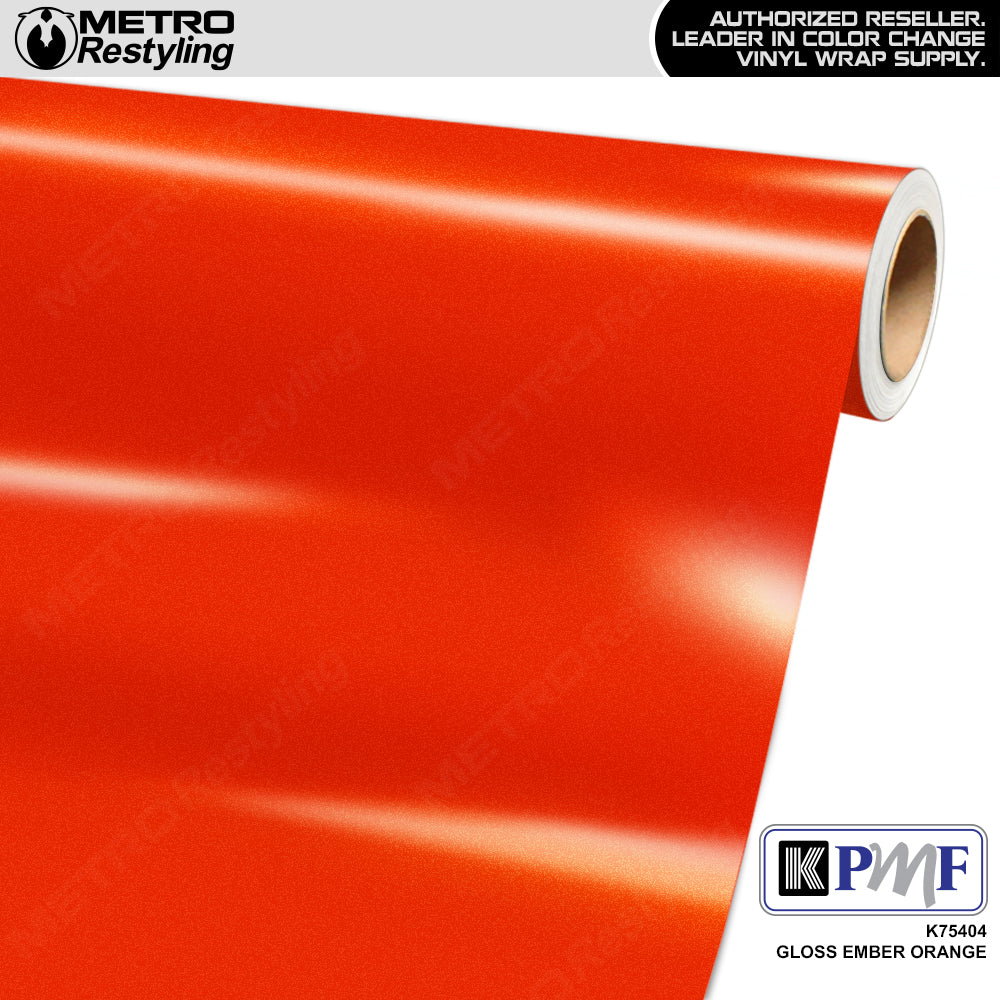 KPMF Gloss Ember Orange Vinyl Wrap