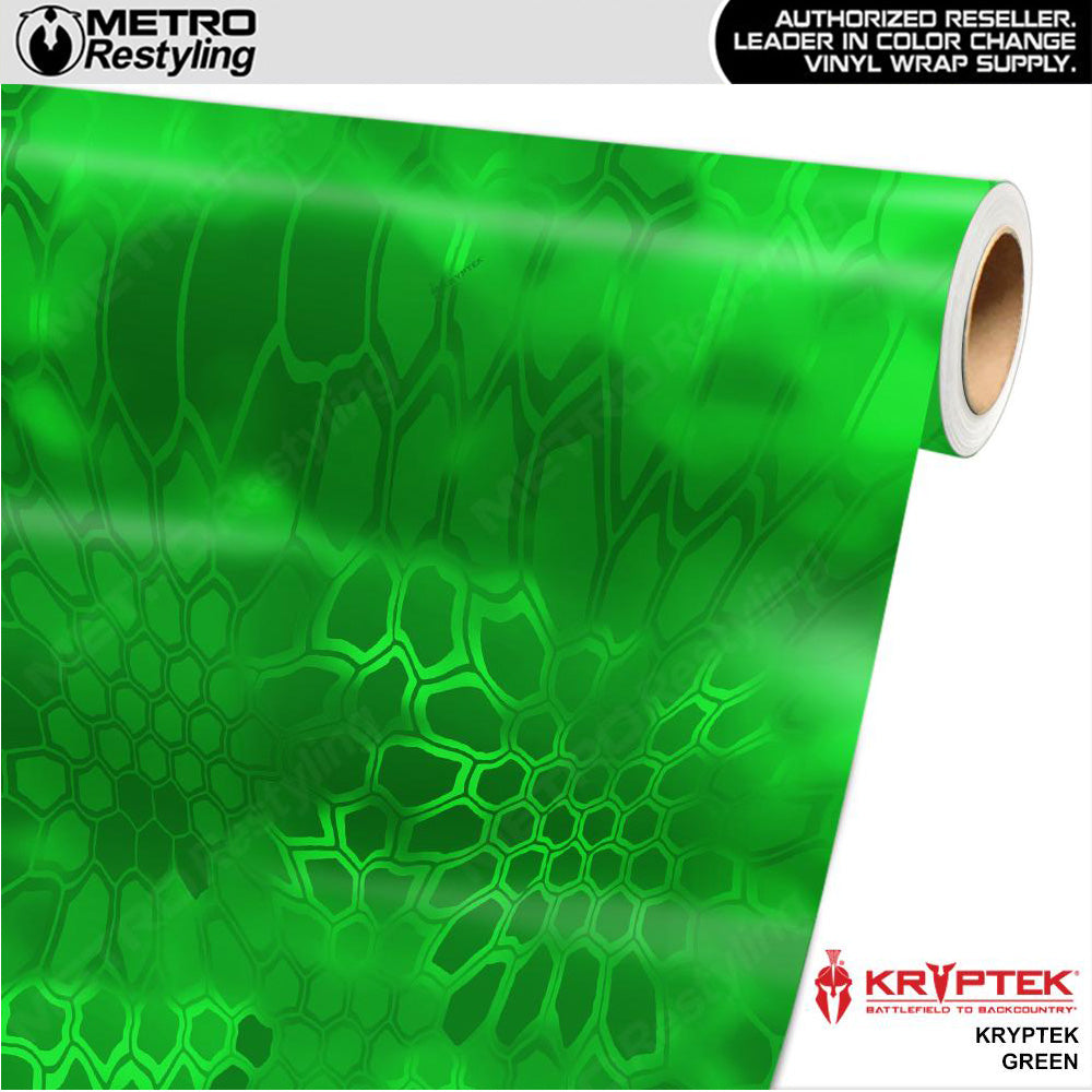 Kryptek Green Camouflage Vinyl Wrap Film