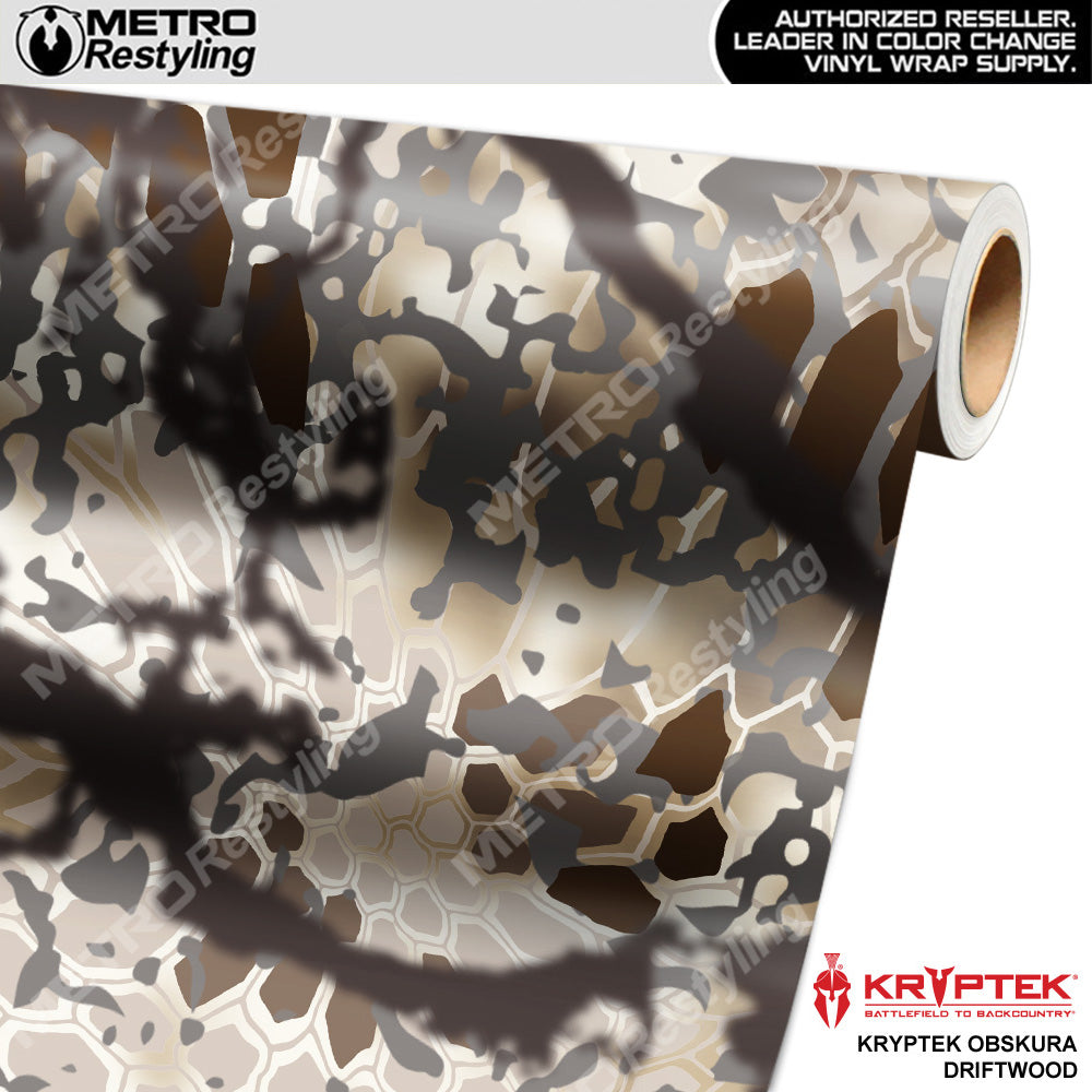 Kryptek Obskura Driftwood Camouflage Vinyl Wrap Film