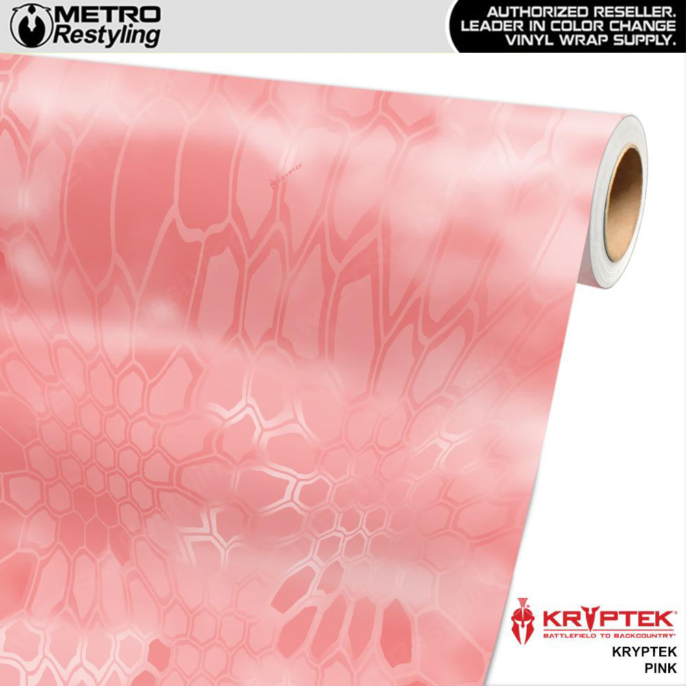 Kryptek Pink Camouflage Vinyl Wrap Film