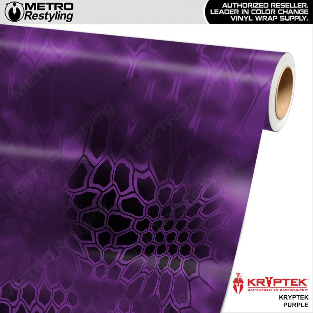 Kryptek Purple Camouflage Vinyl Wrap Film
