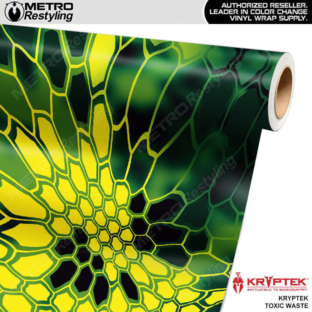 Kryptek Toxic Waste Camouflage Vinyl Wrap Film