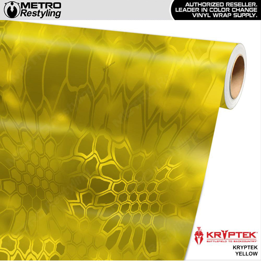 Kryptek Yellow Camouflage Vinyl Wrap Film