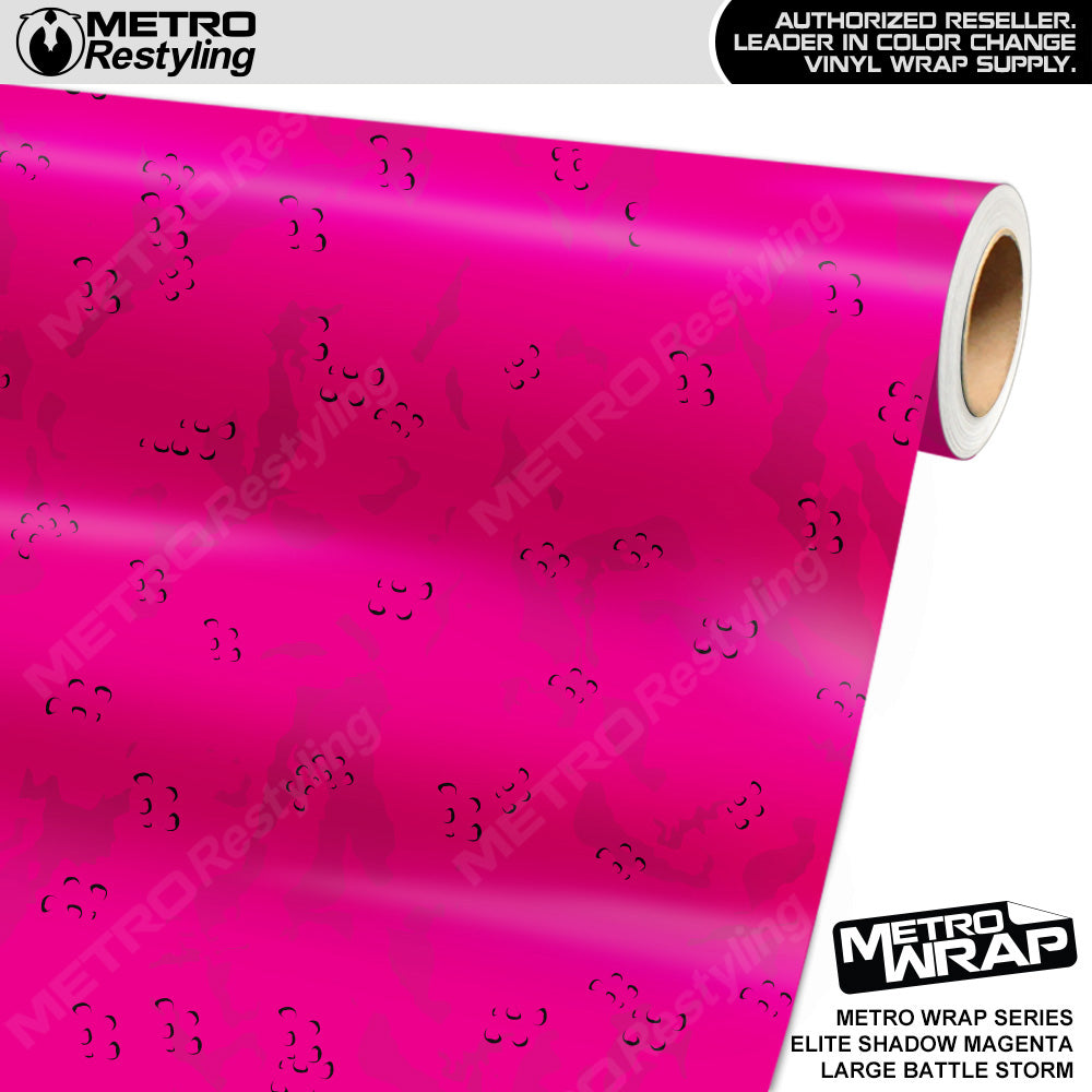 Metro Wrap Large Battle Storm Elite Shadow Magenta Camouflage Vinyl Film