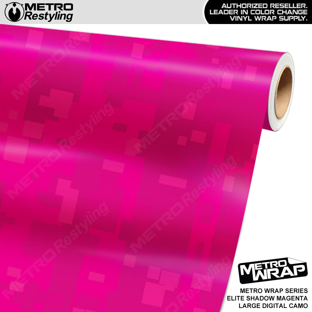 Metro Wrap Large Digital Elite Shadow Magenta Camouflage Vinyl Film