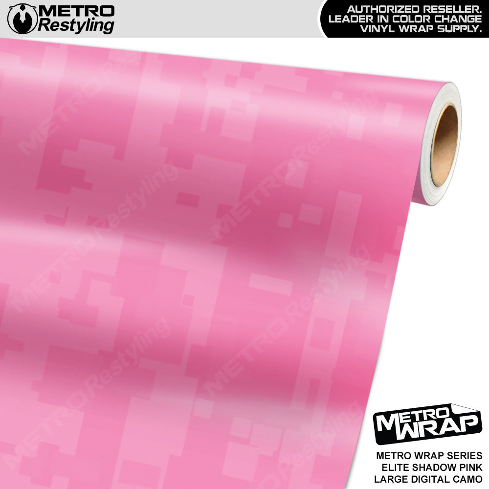 Metro Wrap Large Digital Elite Shadow Pink Camouflage Vinyl Film