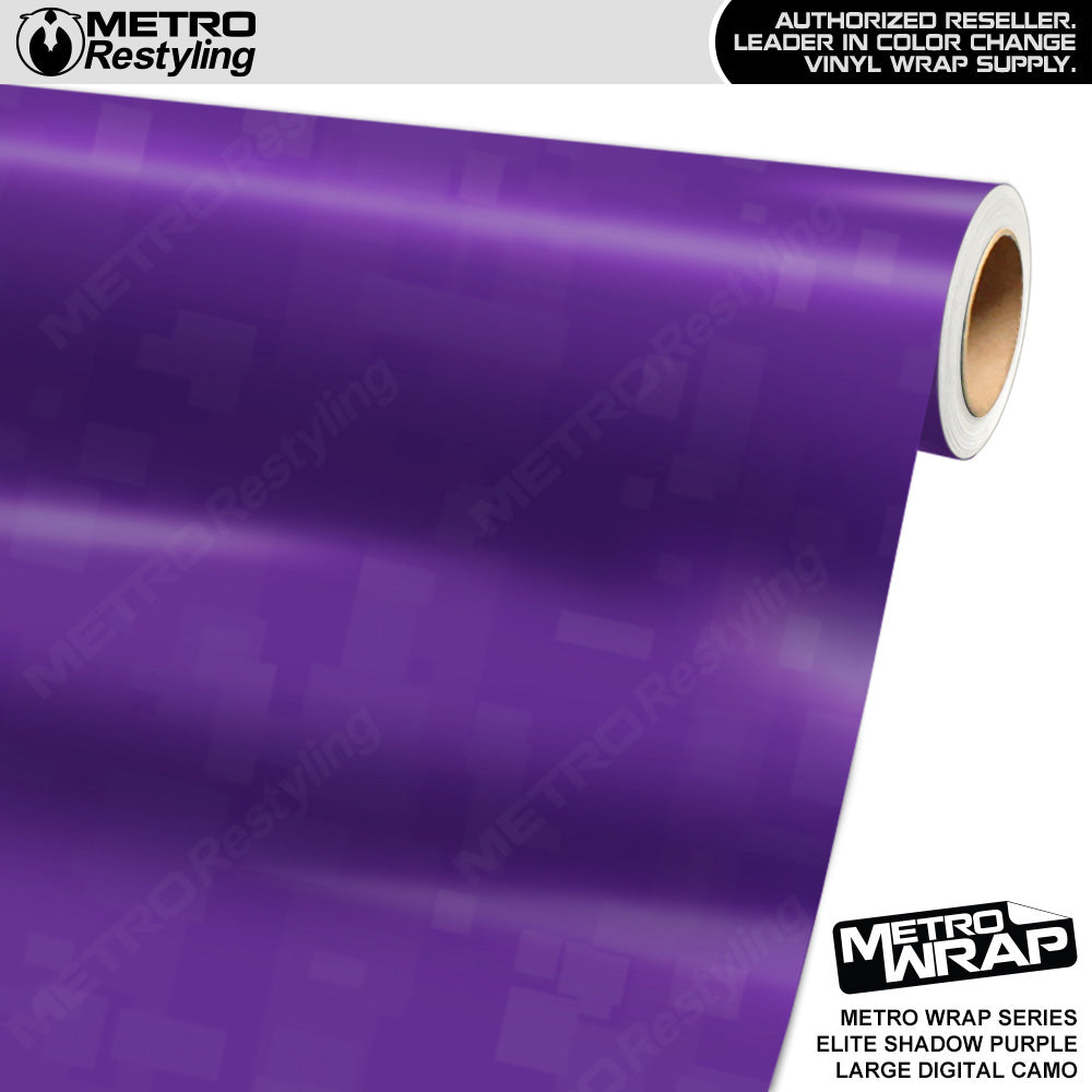 Metro Wrap Large Digital Elite Shadow Purple Camouflage Vinyl Film