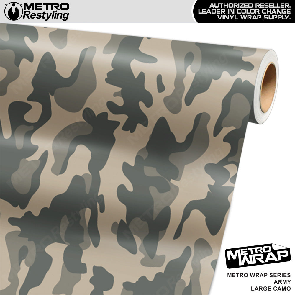 Metro Wrap Large Classic Army Camouflage Vinyl Film